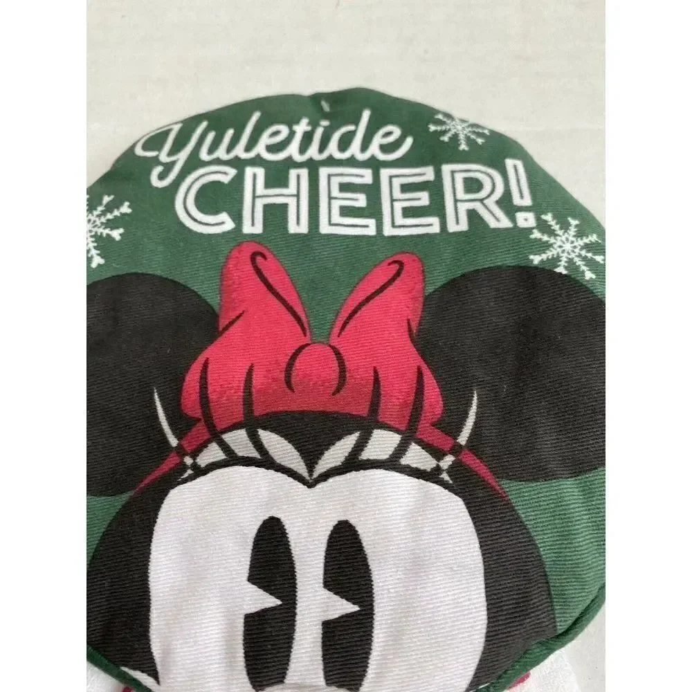 Disney Minnie Mouse Christmas Holiday Hanging Towel‎ Pot Holder Yuletide Cheer